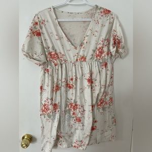 Grove & Co Floral Babydoll Dress